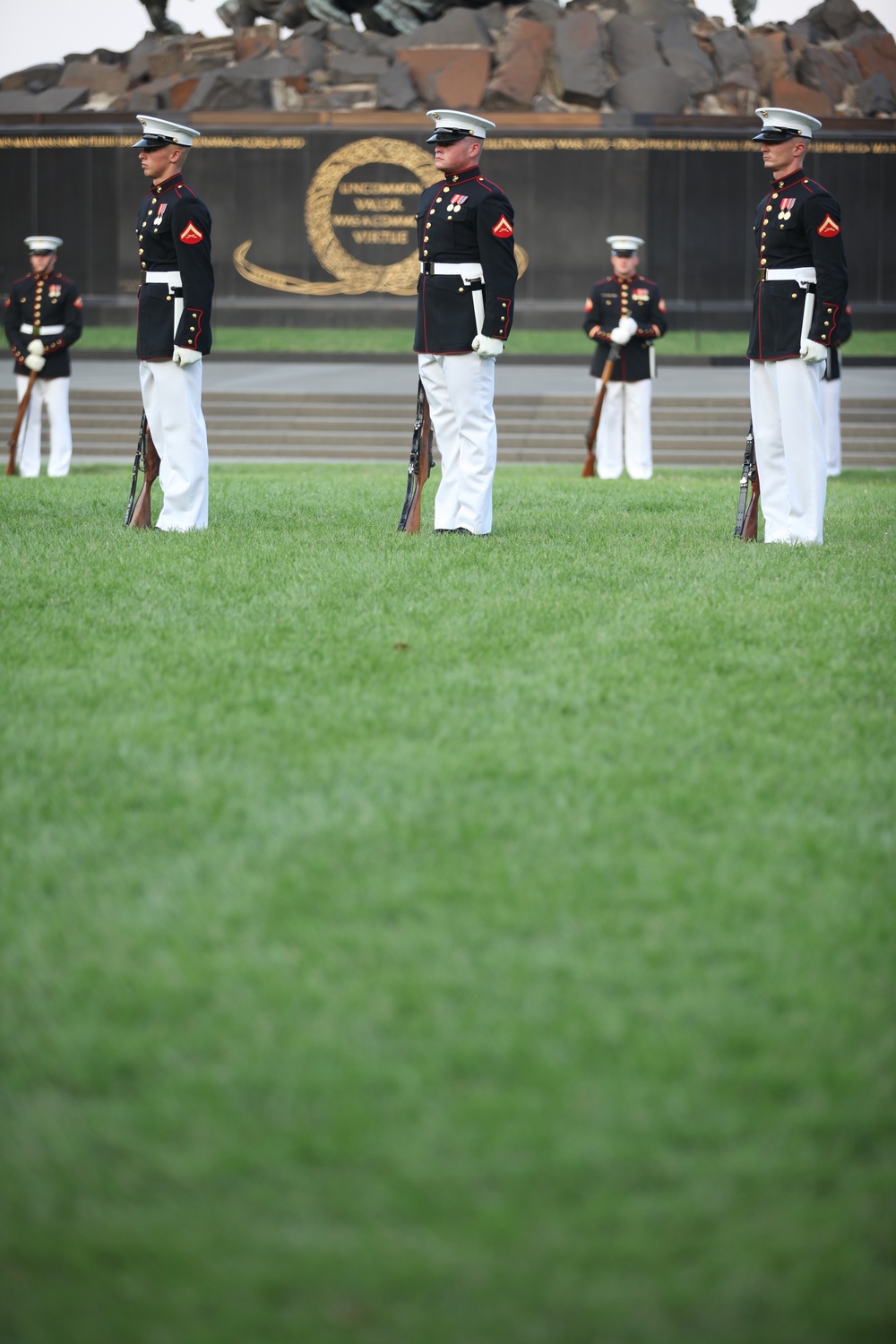 Marine Corps evening's Sunset Parade