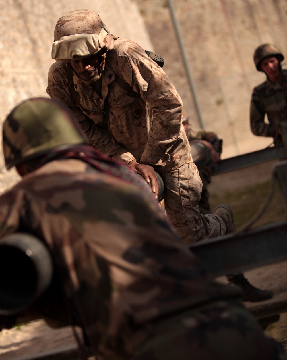 SCTF APS 12 partners with French Marines