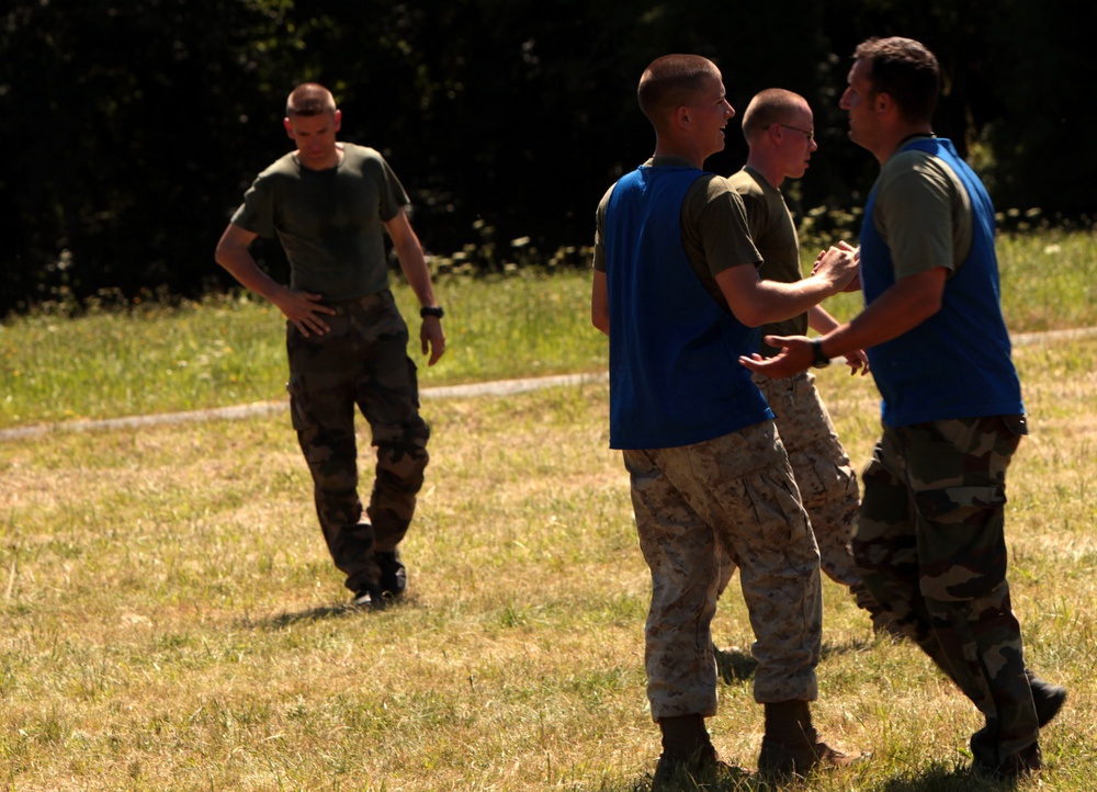 SCTF APS 12 partners with French Marines