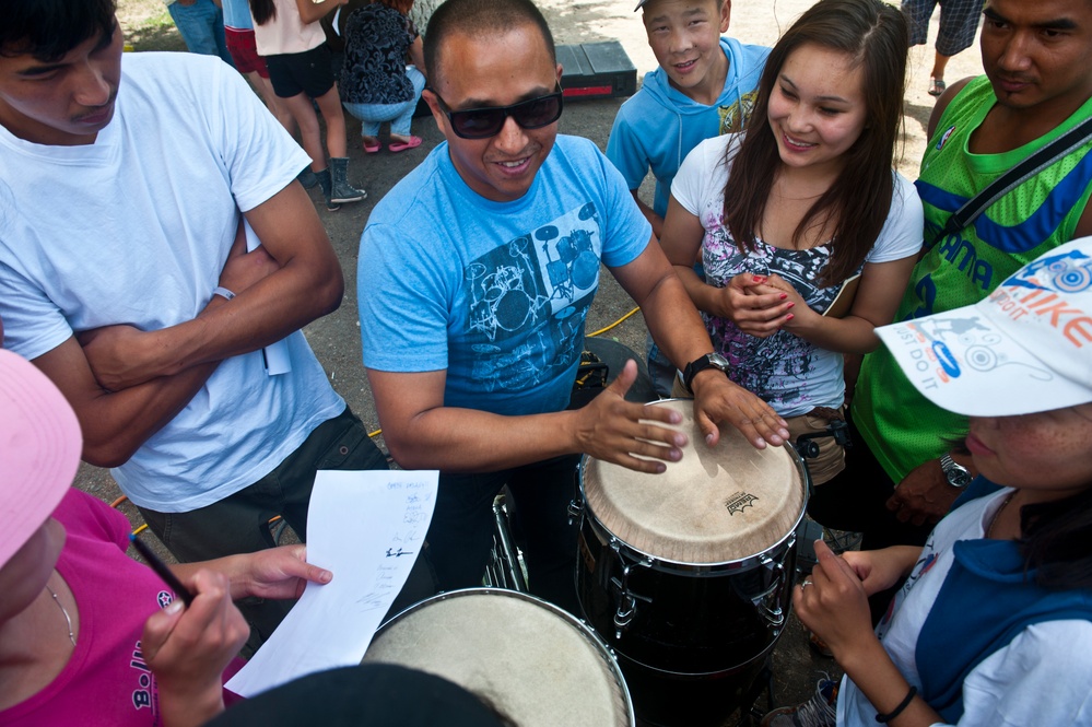 Vector rocks summer camp for kids
