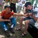 Vector rocks summer camp for kids