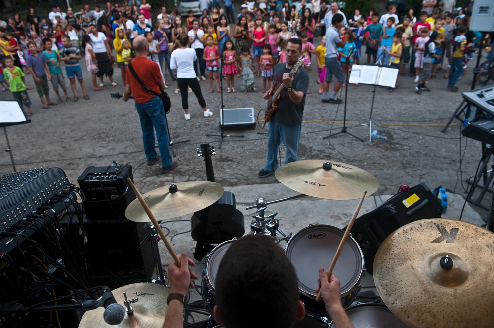 Vector performs at Maevka Village