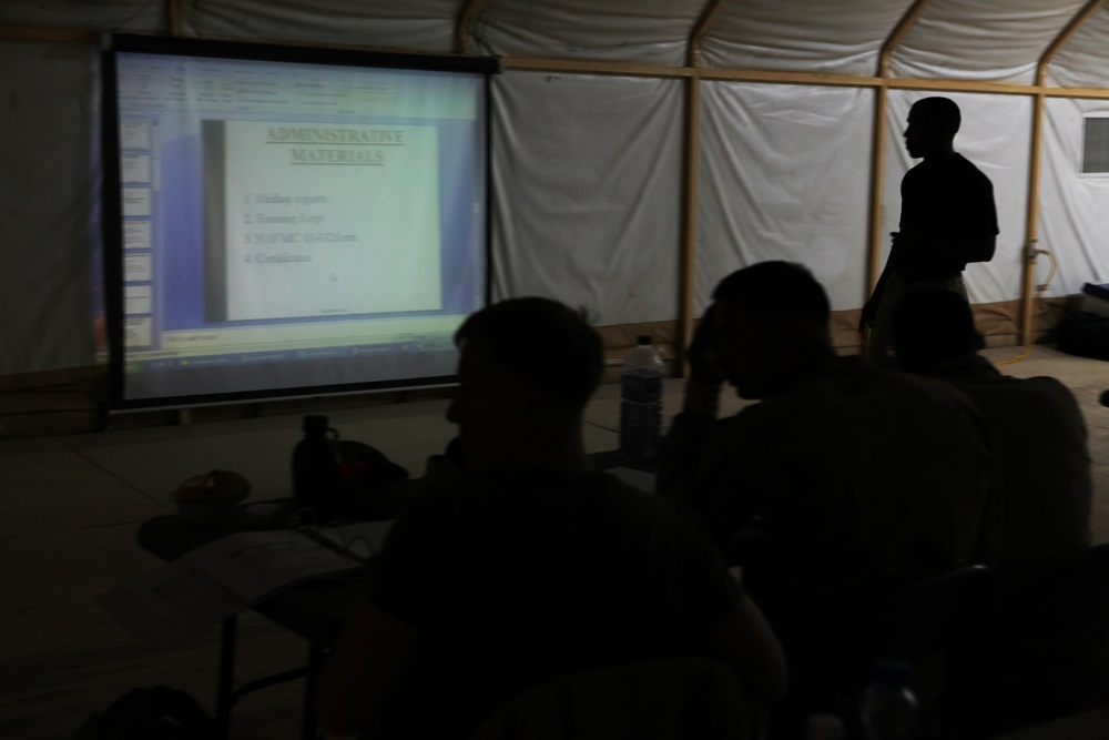 U.S Marines train to become martial arts instructors in Kuwait