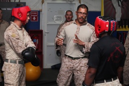U.S Marines train to become martial arts instructors in Kuwait