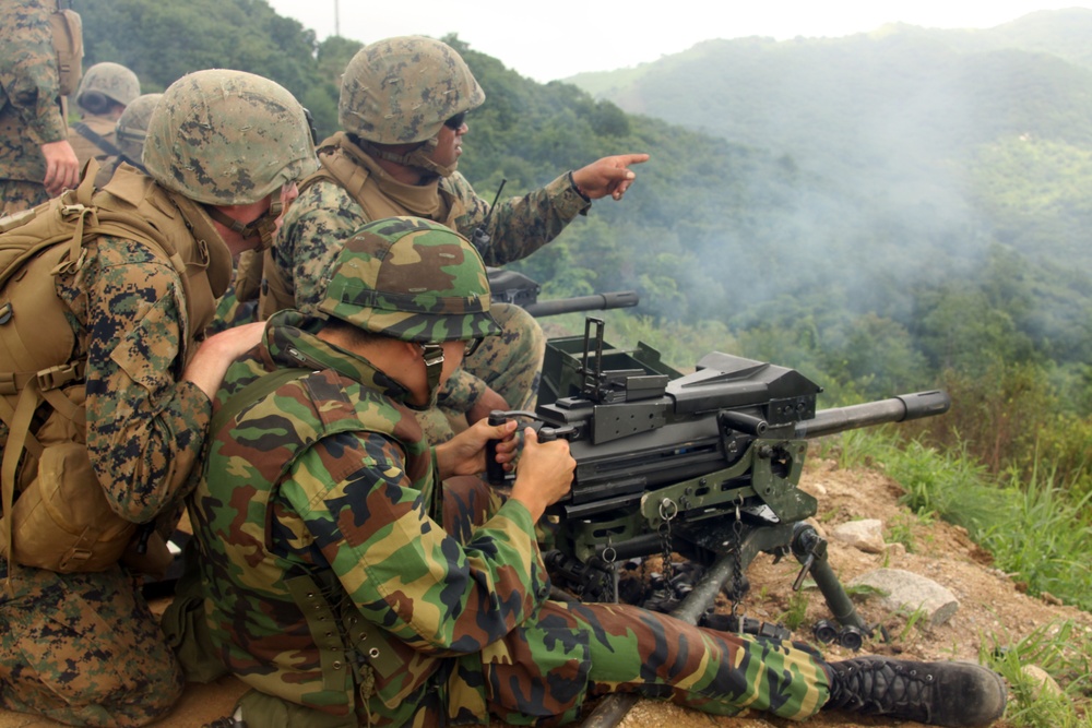 ROK, U.S. Marines conduct live-fire training in Korea