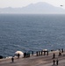 USS Abraham Lincoln transits the Strait of Gibraltar