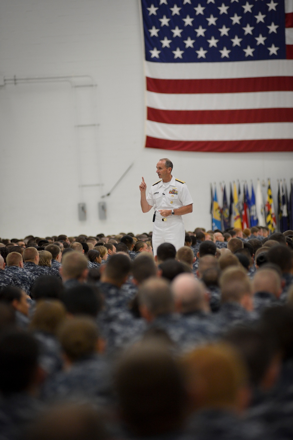 Chief of Naval Operations speaks at Naval Education and Training Command