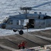 MH-60S Sea Hawk helicopter offloads ordnance