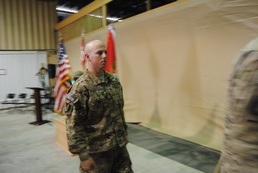 584th soldiers honor their fallen brother