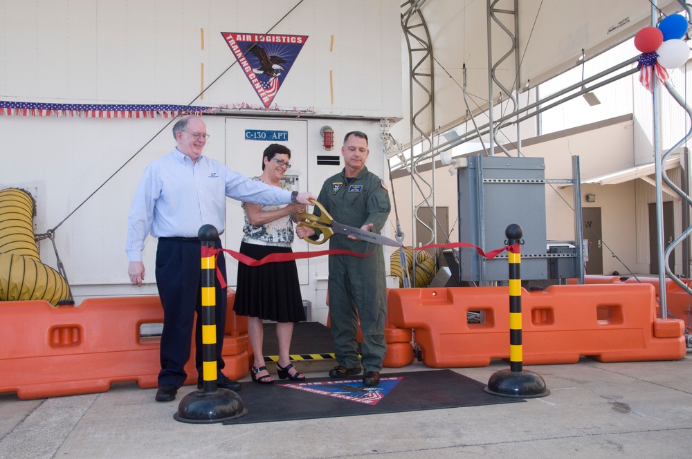 KC-130T Simulator Ribbon Cutting Ceremony