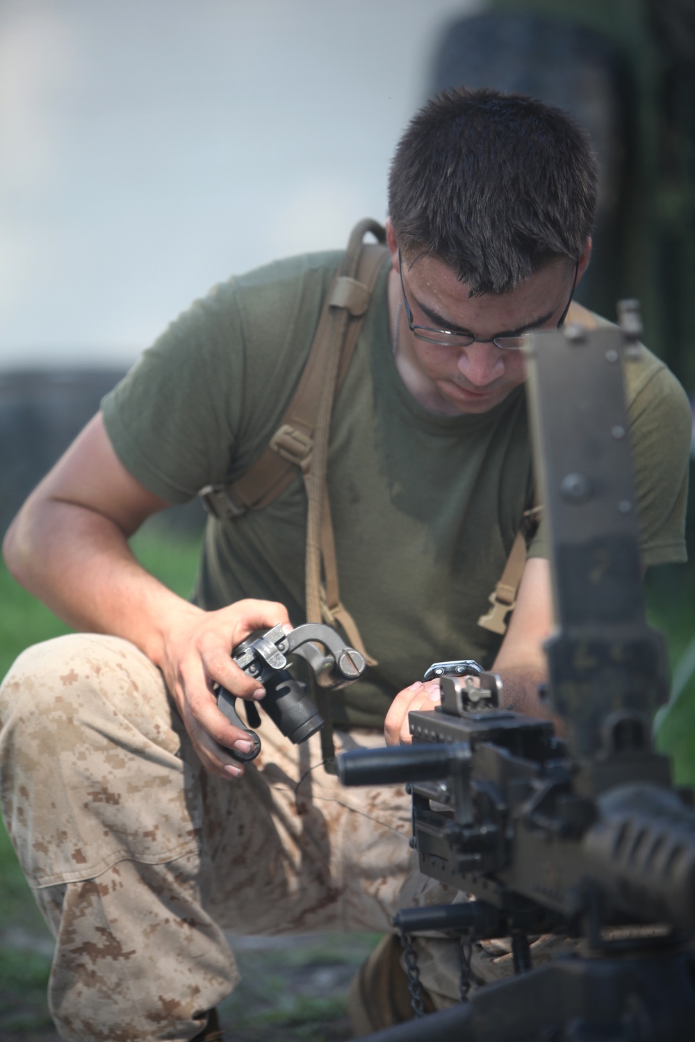 Marines, sailors hone machine gunning skills for Afghan deployment