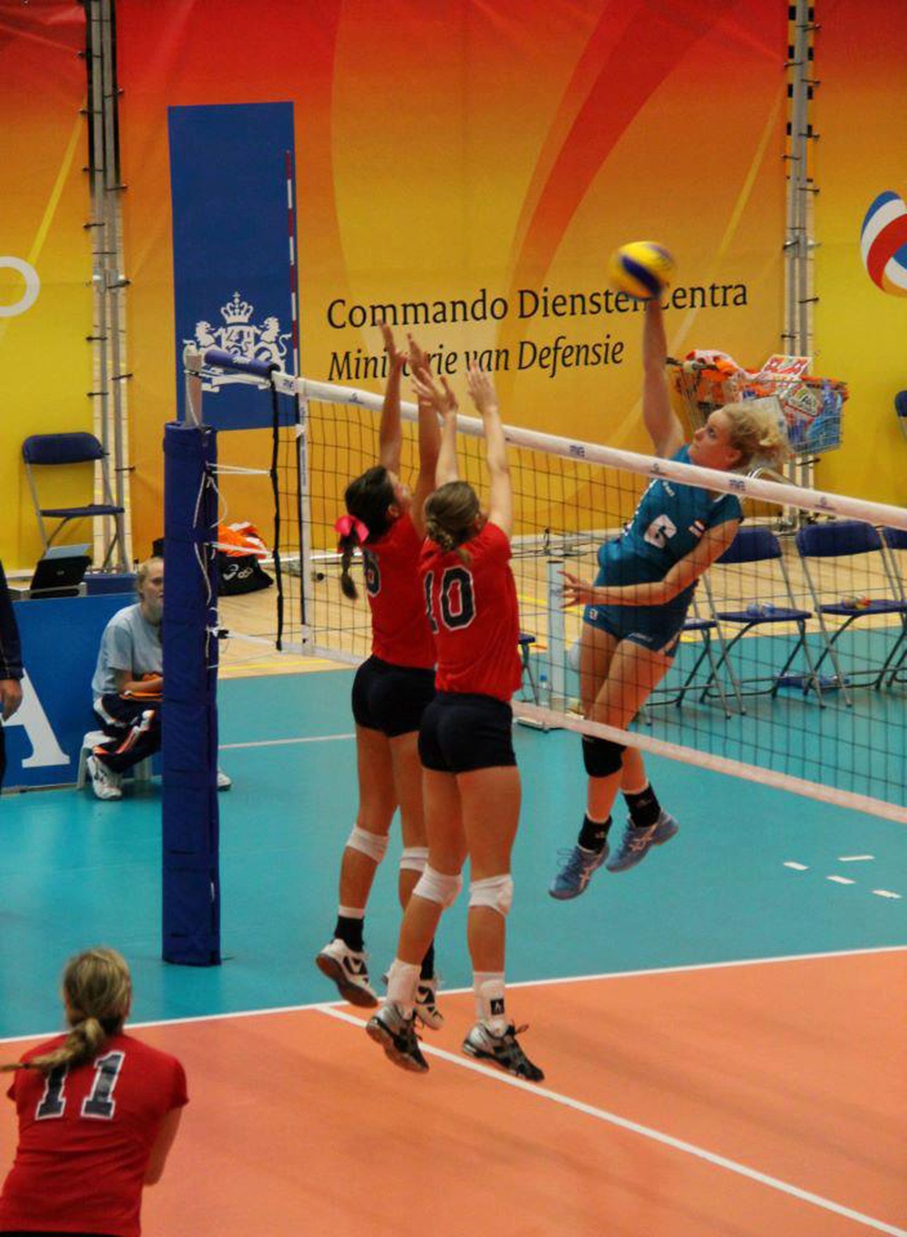 Navy officer takes volleyball challenge to Netherlands