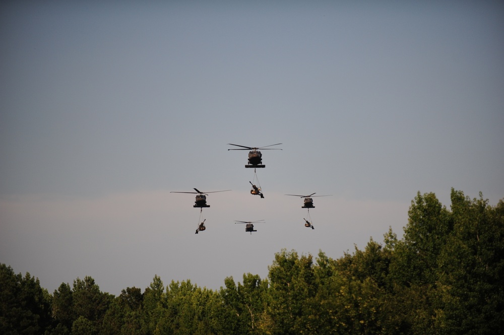 Currahees from the 4-320th conduct Air Assault raid