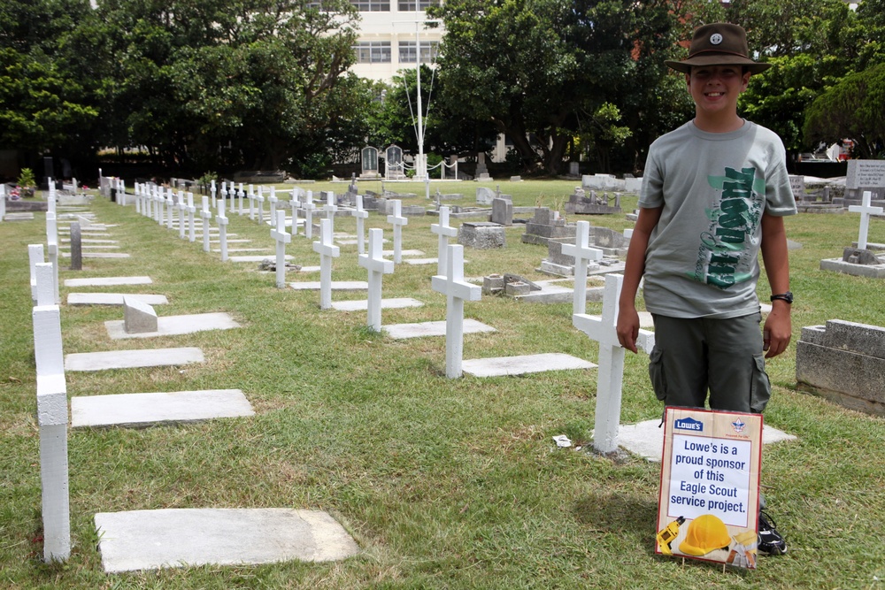 Service members, civilians revitalize forgotten international cemetery