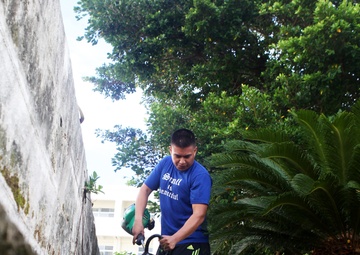 Service members, civilians revitalize forgotten international cemetery