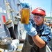 Examining an oil sample