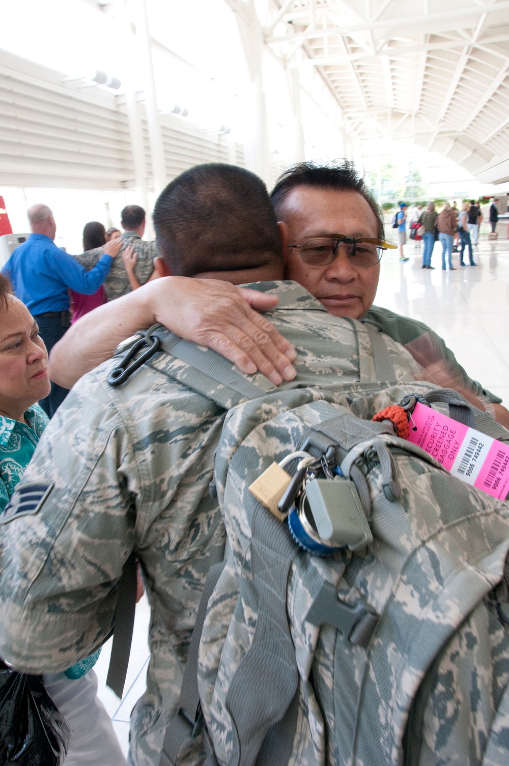 Returning home after deployment to Bagram Air Field