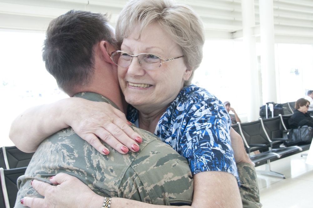 Returning home after deployment to Bagram Air Field