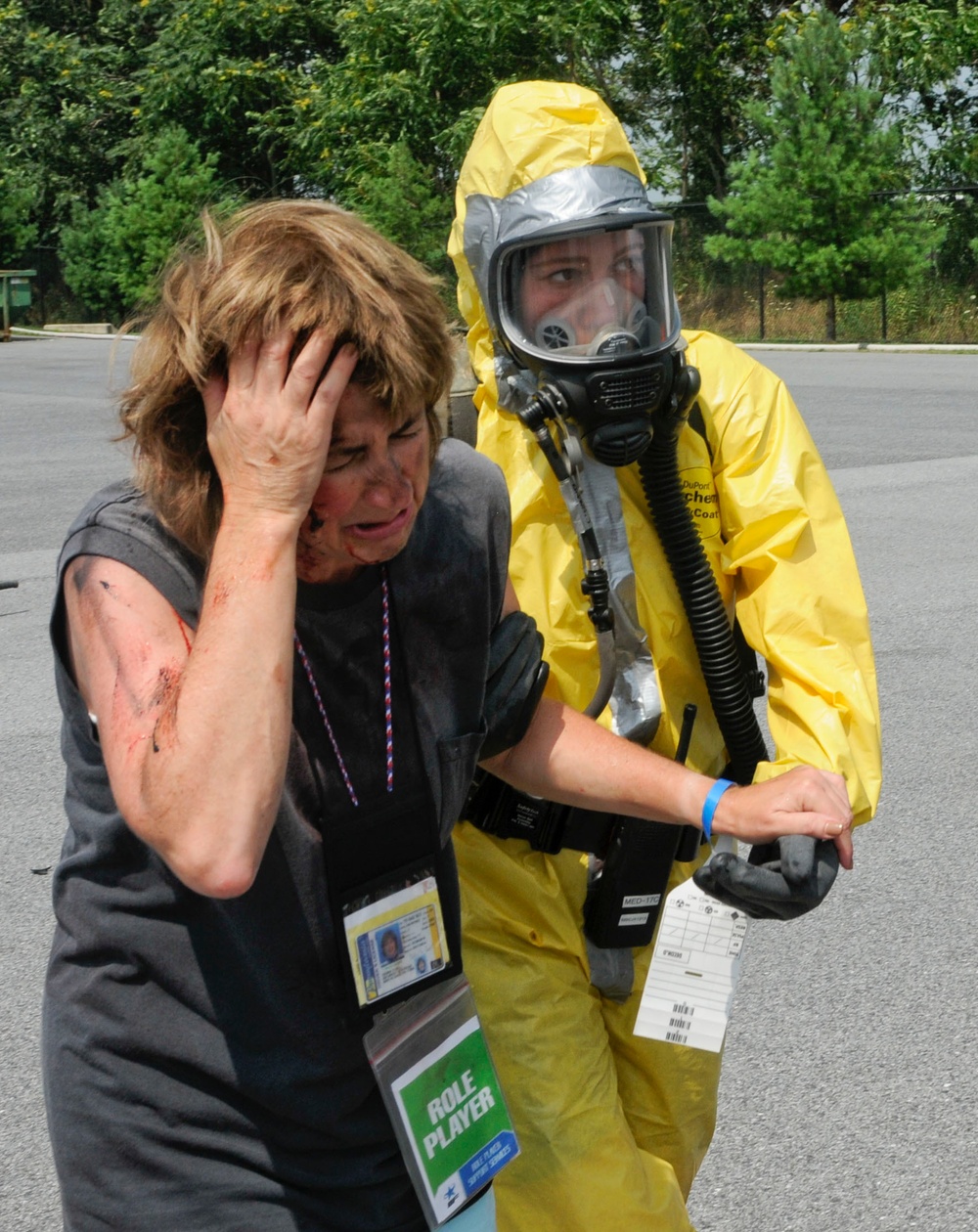 Pennsylvania National Guard and civilian emergency responders train together