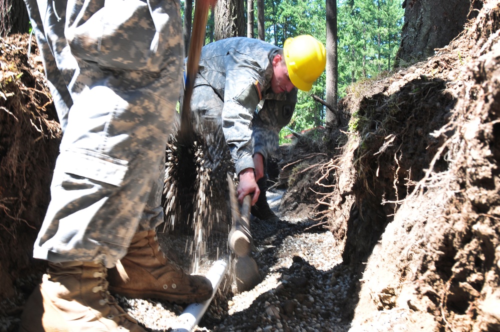 National Guard Engineers rebuild outdoor recreation park