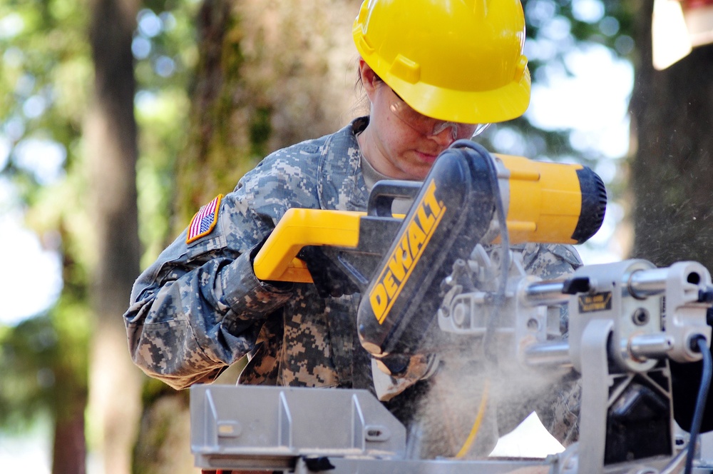 National Guard Engineers rebuild outdoor recreation park