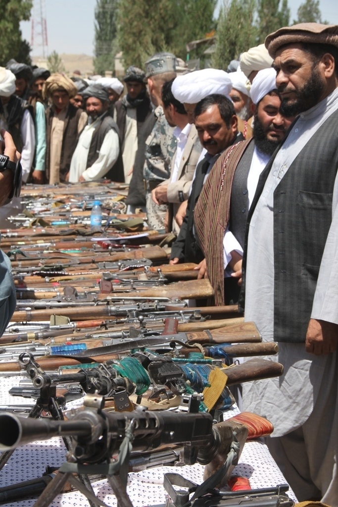 Weapon turn-in ceremony