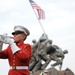 Sunset parade at Marine Corps War Memorial