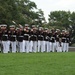 Sunset parade at Marine Corps War Memorial