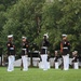 Sunset parade at Marine Corps War Memorial