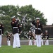 Sunset parade at Marine Corps War Memorial