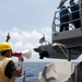 USS Underwood sailor at work