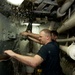 USS Underwood sailor at work