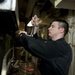 USS Underwood sailor at work