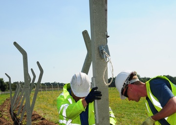 Construction work starts off base for taxiway extension