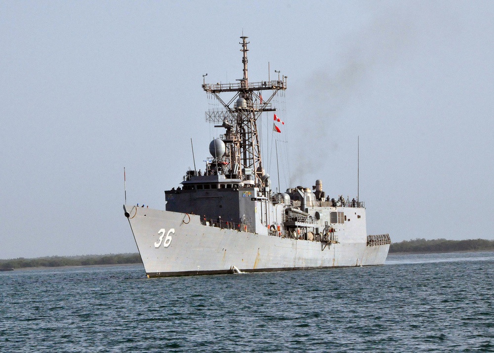 USS Underwood in Cuba