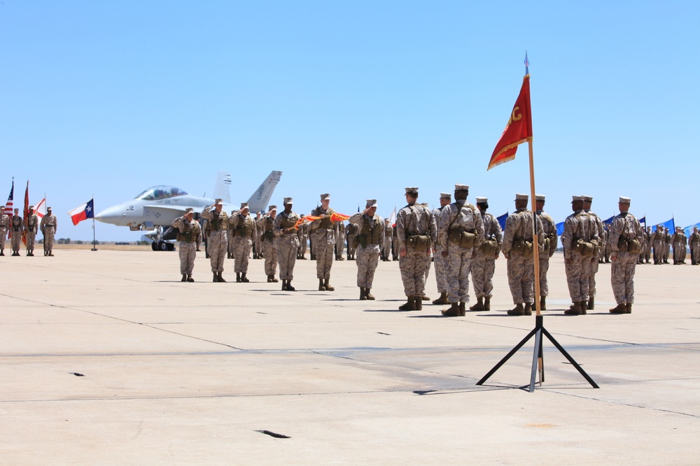 Change of Command Ceremony on Marine Corps Air Station Miramar