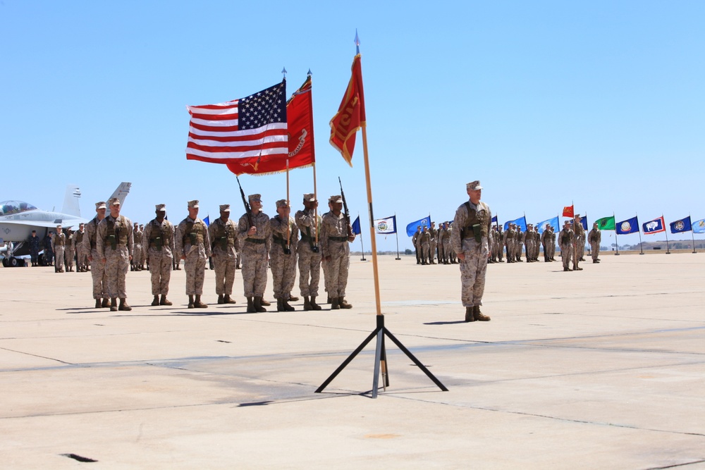 Change of Command Ceremony on Marine Corps Air Station Miramar