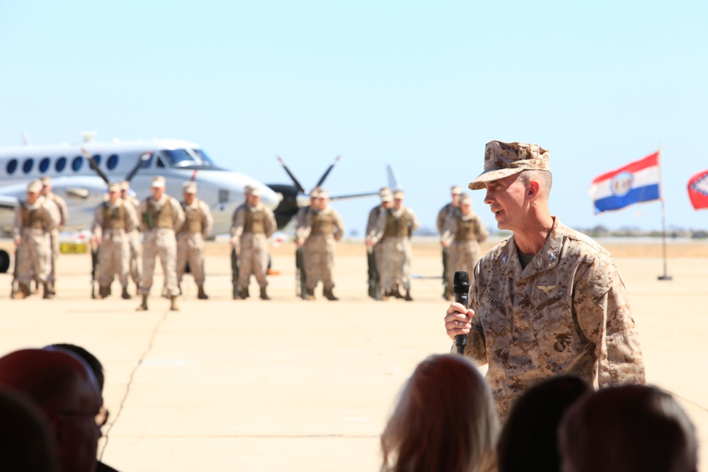 Change of Command Ceremony on Marine Corps Air Station Miramar