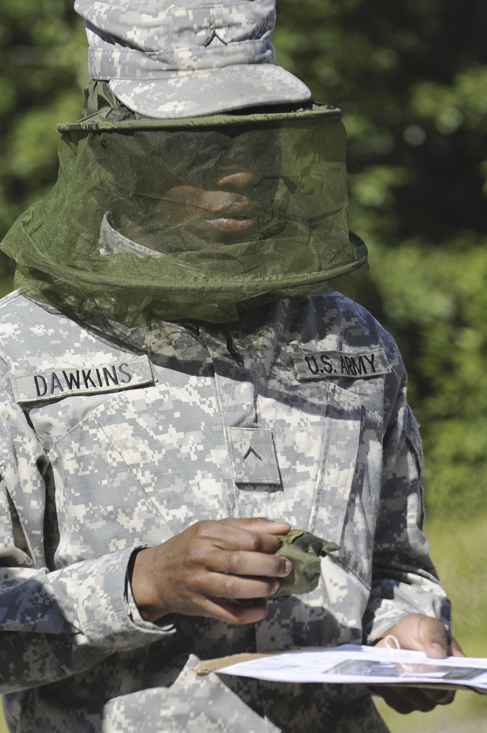 4th Quartermaster Detachment (Airborne) Land Navigation Training