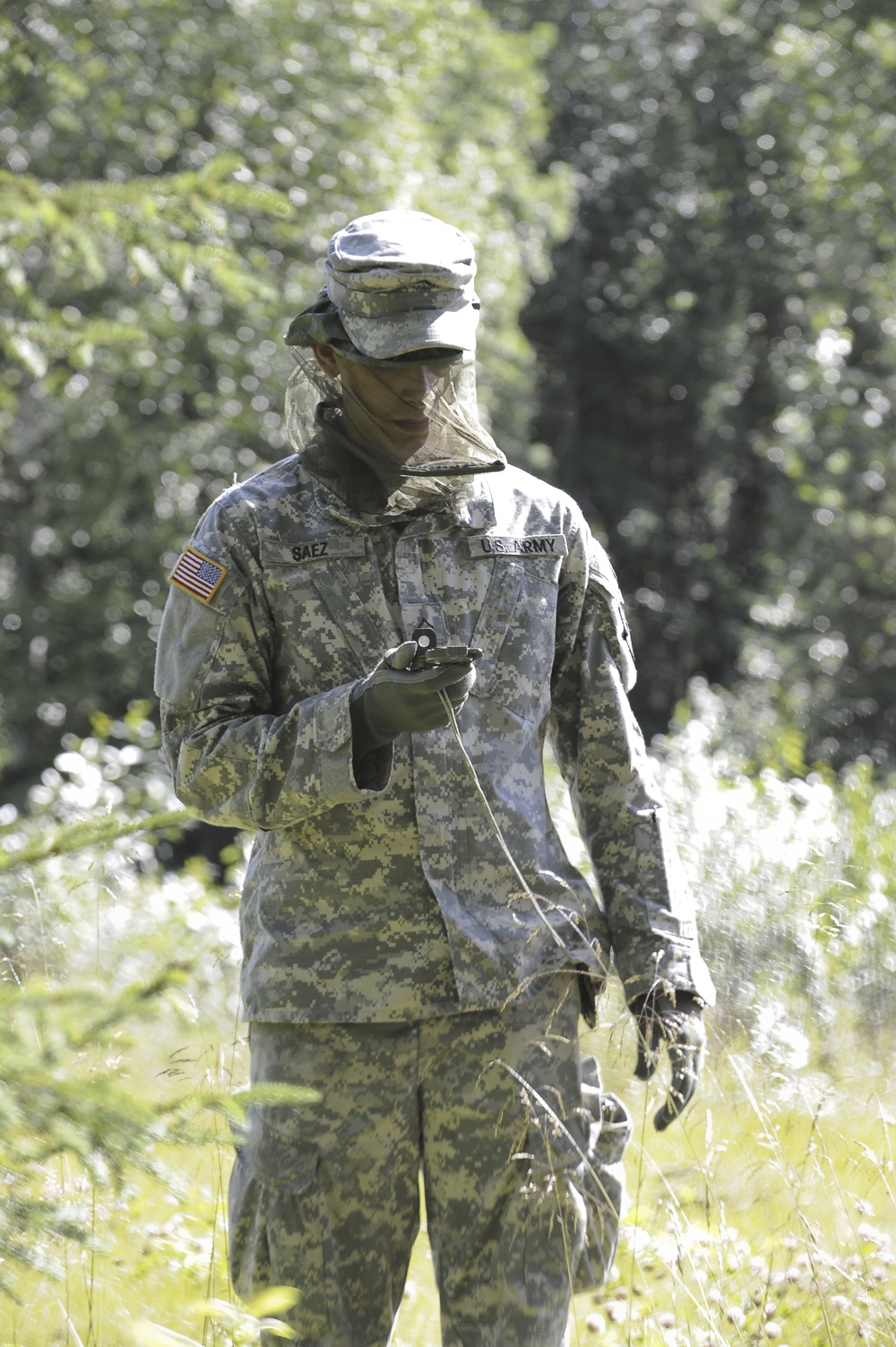 4th Quartermaster Detachment (Airborne) Land Navigation Training