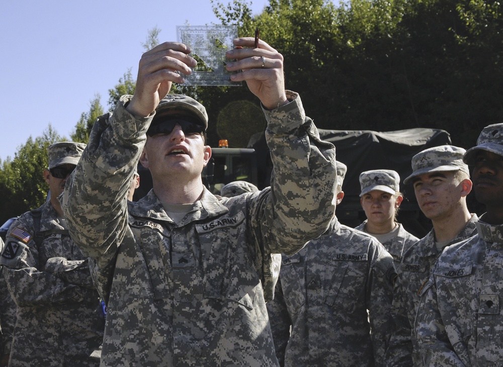 4th Quartermaster Detachment (Airborne) Land Navigation Training