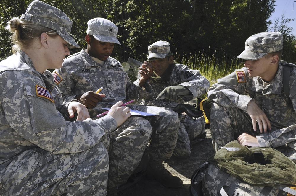 4th Quartermaster Detachment (Airborne) Land Navigation Training