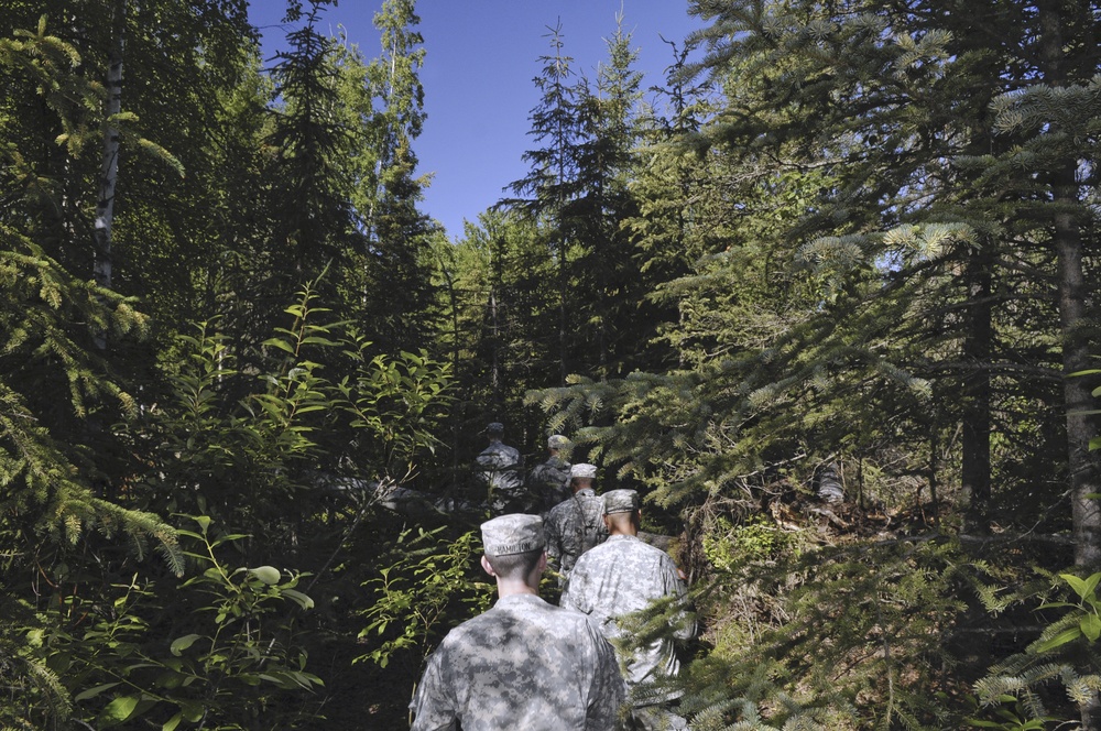 4th Quartermaster Detachment (Airborne) Land Navigation Training