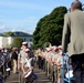 NAVEUR Band Rehearses at Scottish Military Barracks