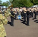 NAVEUR Band rehearses at Scottish Military Barracks