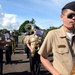 NAVEUR Band rehearses at Scottish Military Barracks
