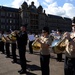 NAVEUR Band rehearses at Scottish Military Barracks