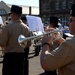 NAVEUR Band rehearses at Scottish Military Barracks