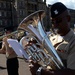 NAVEUR Band rehearses at Scottish Military Barracks