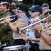 NAVEUR Band rehearses at Scottish Military Barracks